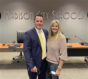 Jamie Hill and wife Denise